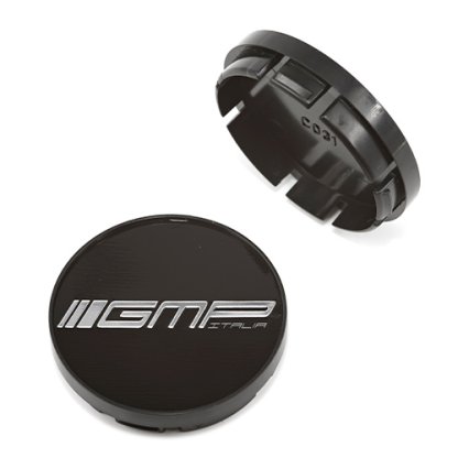 krytka průměr 52/56mm (vnitřní,vnější) GMP C031, plast, černá stříbrné logo, úchyt 3mm