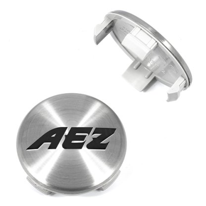 krytka průměr 53/56mm (vnitřní,vnější) plast, logo AEZ stříbrná (ZA2020), úchyt 4,5mm