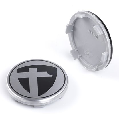 krytka průměr 54,5/59mm (vnitřní,vnější) (T14A-B) Tomason, plast, stříbrná, úchyt 2mm