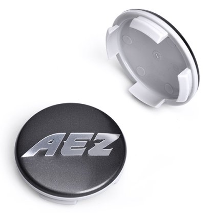 krytka průměr 56/60mm(vnitřní,vnější) plast, logo AEZ gunmet (ZA1318K) úchyt 2mm