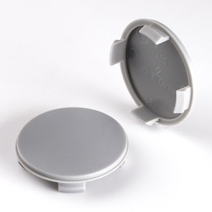 krytka průměr 56/60mm(vnitřní,vnější) šedá bez loga Alutec, ATS, Rial, Anzio (N40G)