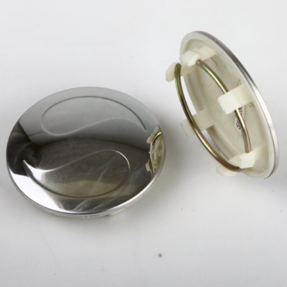 krytka průměr 56/69mm (vnitřní,vnější) 2CV RE-01,plast, chromová, úchyt 3mm