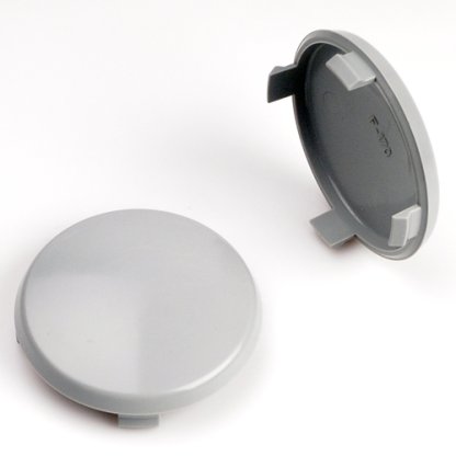 krytka průměr 57/59mm(vnitřní,vnější)(CS59-AUDI) Audi, plast šedá, bez loga, úchyt 2,5mm