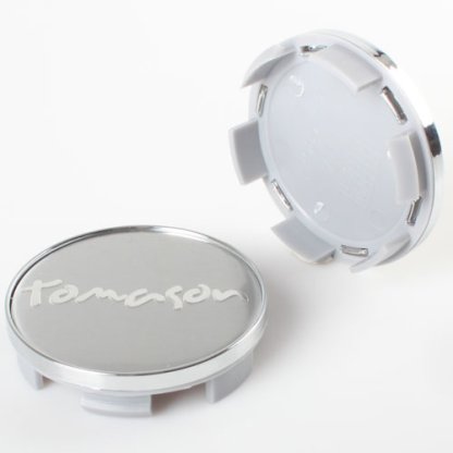 krytka průměr 57/60mm(vnitřní,vnější)(LZ029) Tomason stříbrné logo,stříbr.okraj, úchyt 3mm