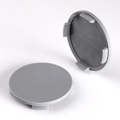 Krytka průměr 61/64mm(vnitřní,vnější) šedá bez loga Alutec, ATS, Anzio, Rial (N31G)
