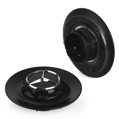 Krytka průměr 67/145mm(vnitřní,vnější) Mercedes original (A00040011009283) černá