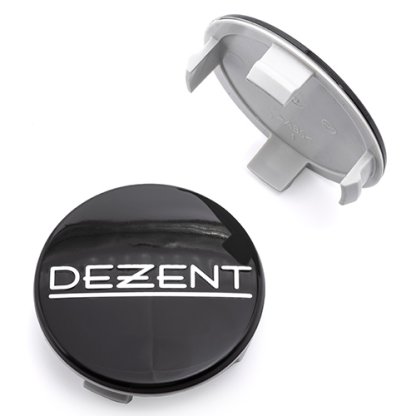 krytka průměr 69/75mm(vnitřní,vnější) plast, černá Dezent (ZT2310B), úchyt 6mm