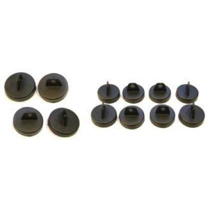 Kryty zámků při lakování dveří - sada 4x 3 průměry - G9357455