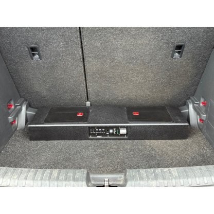 KUERL aktivní dvojitý slim subwooferový box 6x9", 400W
