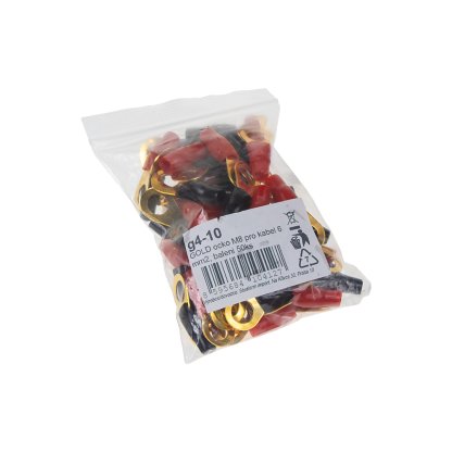 KUERL GOLD očko M8 pro kabel 6 mm2, balení 50ks