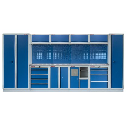 Kvalitní PROFI BLUE dílenský nábytek 4235 x 495 x 2000 mm - MTGS1300AG