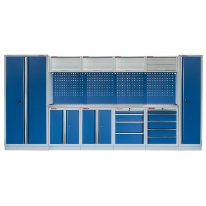 Kvalitní PROFI BLUE dílenský nábytek 4235 x 495 x 2000 mm - MTGS1300BB6