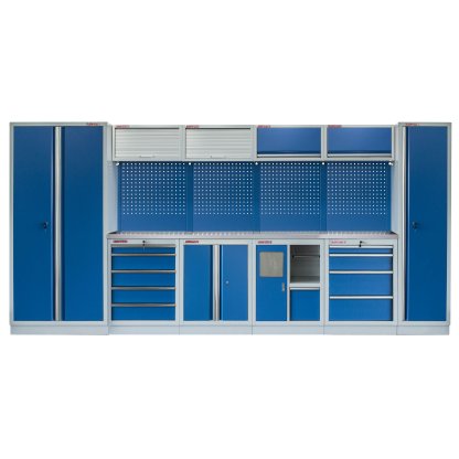 Kvalitní PROFI BLUE dílenský nábytek 4235 x 495 x 2000 mm - MTGS1301AF