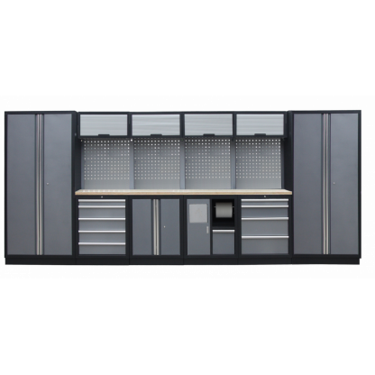 Kvalitní PROFI dílenský nábytek - 4535 x 2000 x 495 mm - TGS1301AH Grey