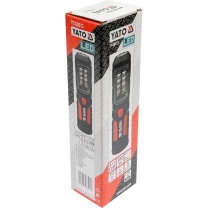 Lampa montážní 8+1 LED, hák+magnet, YATO