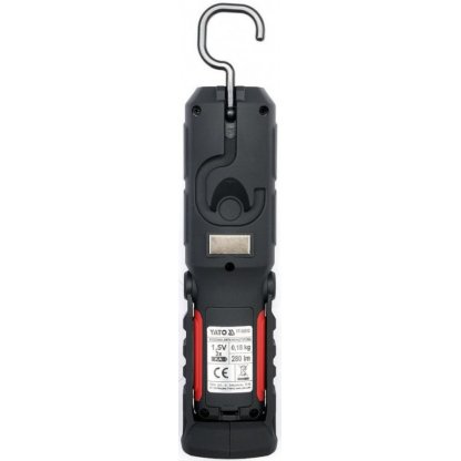 Lampa montážní 8+1 LED, hák+magnet - YT-08513