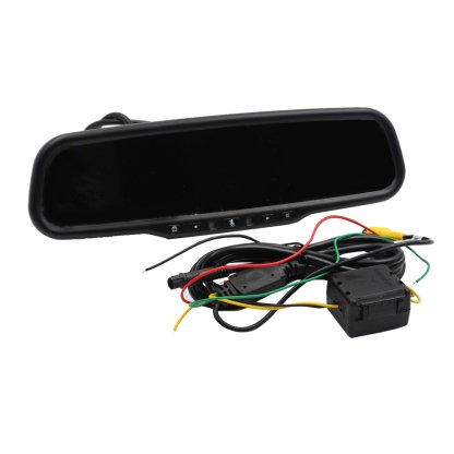 LCD monitor 4,3" s UHD DVR kamerou v zrcátku pro OEM montáž