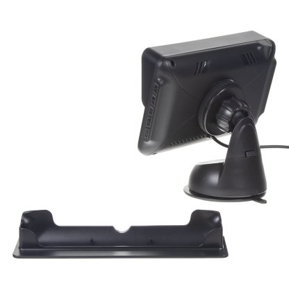 LCD monitor 5" černý na palubní desku nebo držák s přísavkou