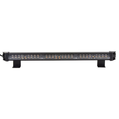 LED alej voděodolná (IP67) 12-24V, 27x LED 1W, oranžová 484mm, ECE R65