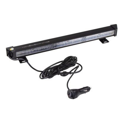 LED alej voděodolná (IP67) 12-24V, 27x LED 1W, oranžová 484mm, ECE R65