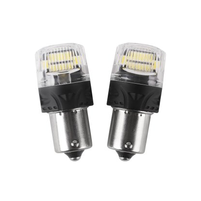 LED BA15S bílá, 12V, 16LED 2835SMD