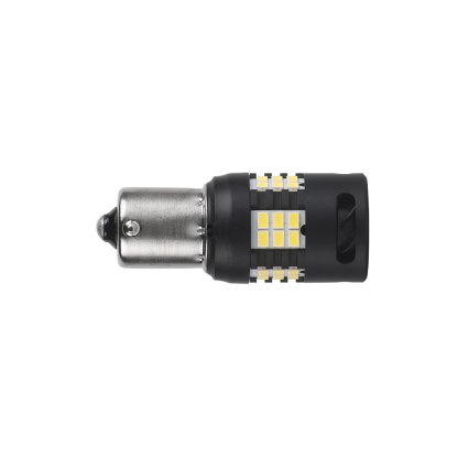 LED BA15S bílá, 12V, 30LED 3020SMD