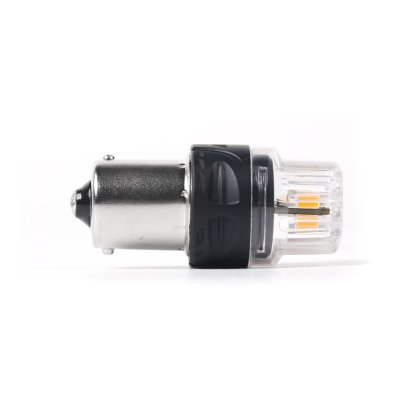 LED BA15S oranžová, 12V, 16LED 2835SMD