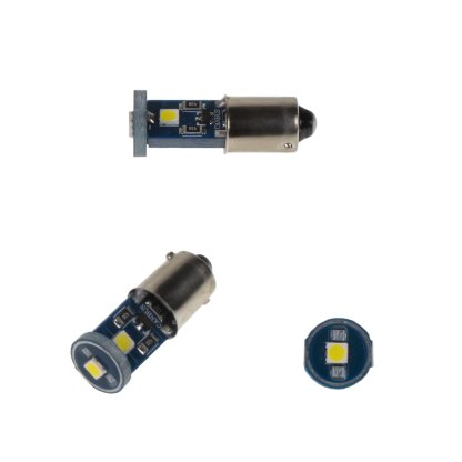 LED BA9s bílá, 12V, 3LED/3030SMD