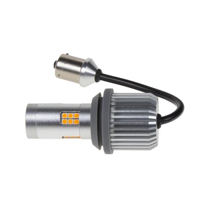 LED BAU15s oranžová, CAN-Bus, 12-24V, 30LED/3030SMD