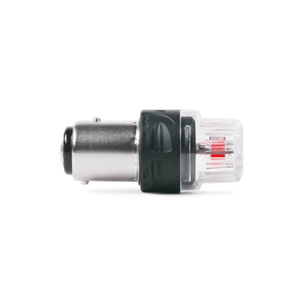 LED BAY15D červená, 12V, 16LED 2835SMD