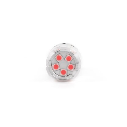 LED BAY15D červená, dvouvlákno, 12V, 23LED SMD