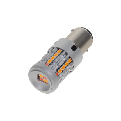 LED BAY15D oranžová / červená, 12/24V, CAN-Bus, 26LED SMD