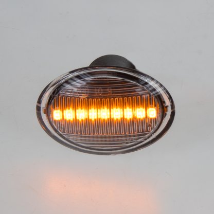 LED dynamické blinkry Fiat 500, Ford KA oranžové