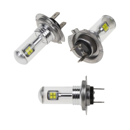 LED H7 bílá 12-24V, 8LED/5W