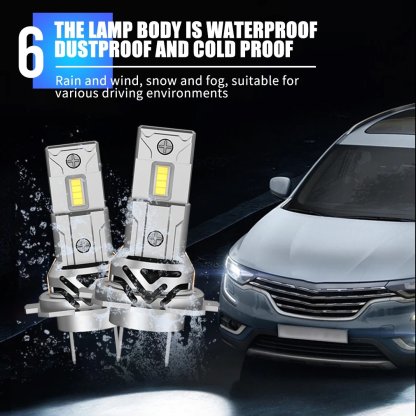 LED H7 bílá, 9-18V, 4000LM