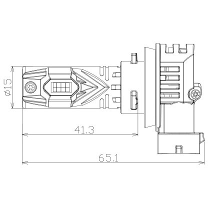 LED H8 bílá, 9-18V, 7500LM