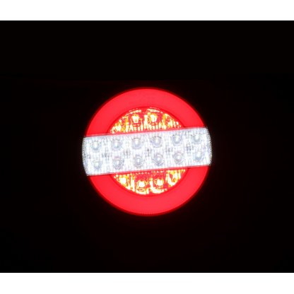 LED lampa zadní sdružená, 12-24V, ECE, ø122mm