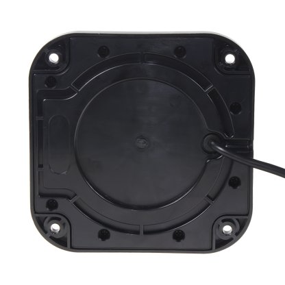 LED maják, 12-24V, 12x3W oranžové barvy s integrovanou zvukovou signalizací, fix