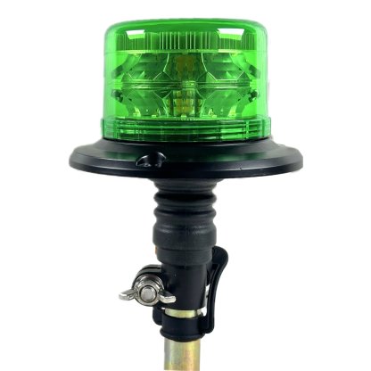 LED maják, 12-24V, 24xLED zelený, na hrot