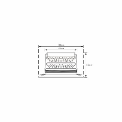 LED maják, 12-24V, 24xLED zelený/oranžový, magnet