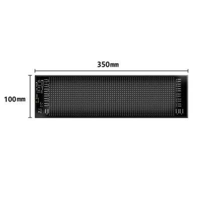 LED matrix panel "Devil eyes", 10 x 35cm