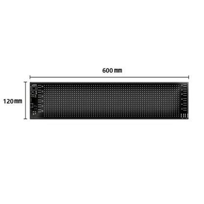 LED matrix panel "Devil eyes", 12 x 60cm