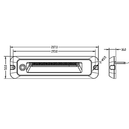 LED osvětlení interiéru/exteriéru, 10-30V, 15W, ECE R10, IP67, PIR senzor