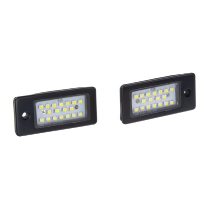 LED osvětlení SPZ do vozu Audi A3, A4, A6, A8, Q7, hliníkové provedení