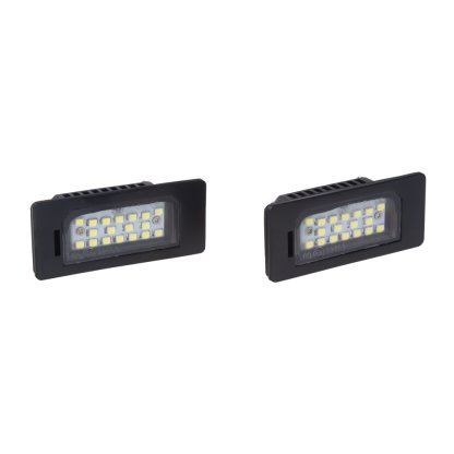 LED osvětlení SPZ do vozu Audi, VW, Škoda, Seat, hliníkové provedení