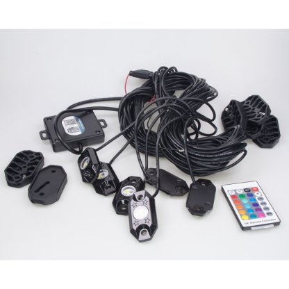 LED podsvětlení podvozku RGB 12V, Bluetooth, 24x3W