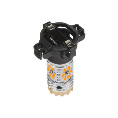 LED PY24W oranžová, CAN-Bus, 12-24V, 24LED/3030SMD