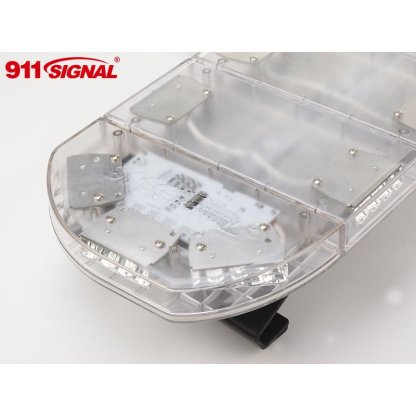 LED rampa 1200mm, modrá/červená + 2x LED maják