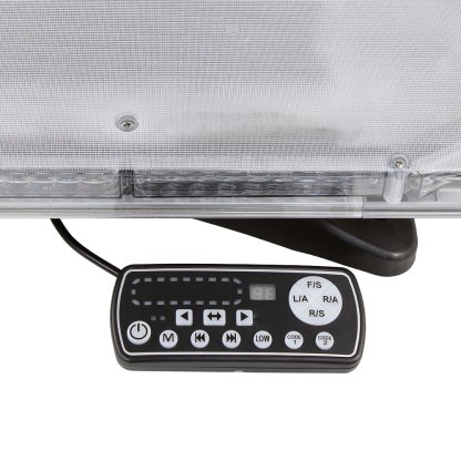 LED rampa 834mm, modrá, 12-24V, ECE R65