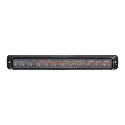 LED sdružená lampa zadní s výstražným oranžovým světlem, 12-24V, ECE R65